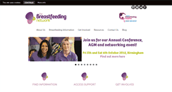 Desktop Screenshot of breastfeedingnetwork.org.uk